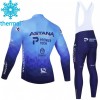 Tenue Maillot M/L + Collant à Bretelles 2021 Astana-Premier Tech Hiver Thermal Fleece N001